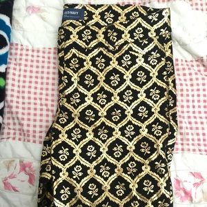 Old navy NWOT gold pixie pants